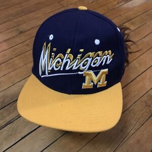 Michigan Wolverines Adjustable Vintage Hat By Zephyr